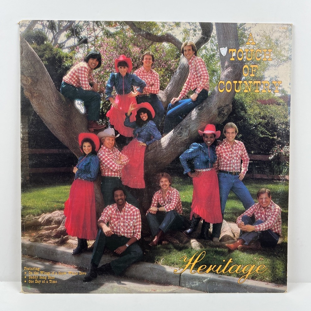 The Heritage Singers - A Touch Of Country 1982 Vinyl Record LP